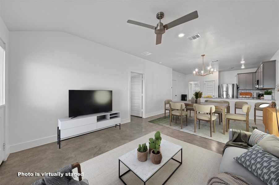 Furnished interior view inside a new home in , Troy (Image 8).