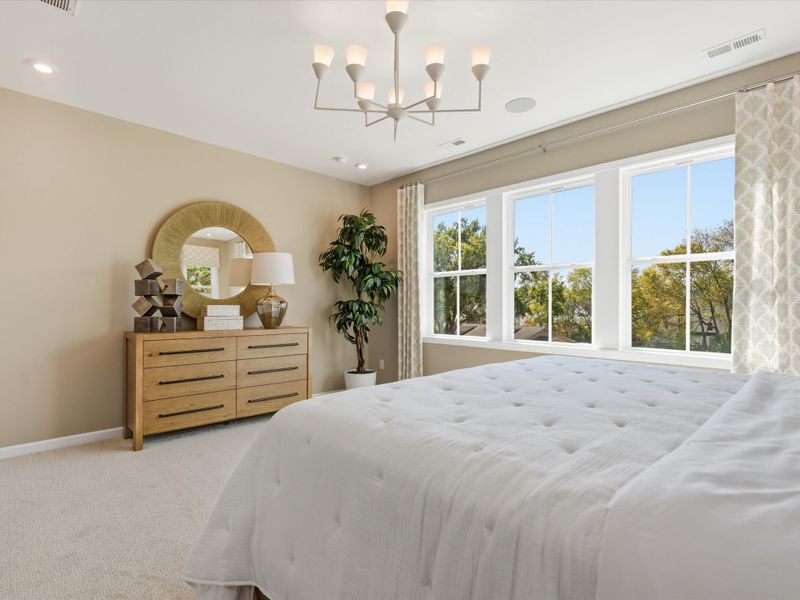 Furnished interior view inside a new home in Bellflower, Charlotte (Image 29).