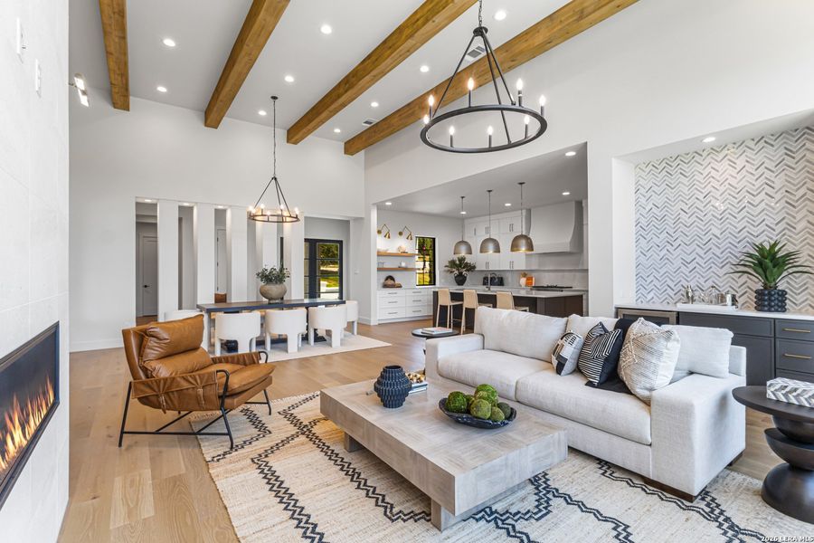 Furnished interior view inside a new home in , San Antonio (Image 9).