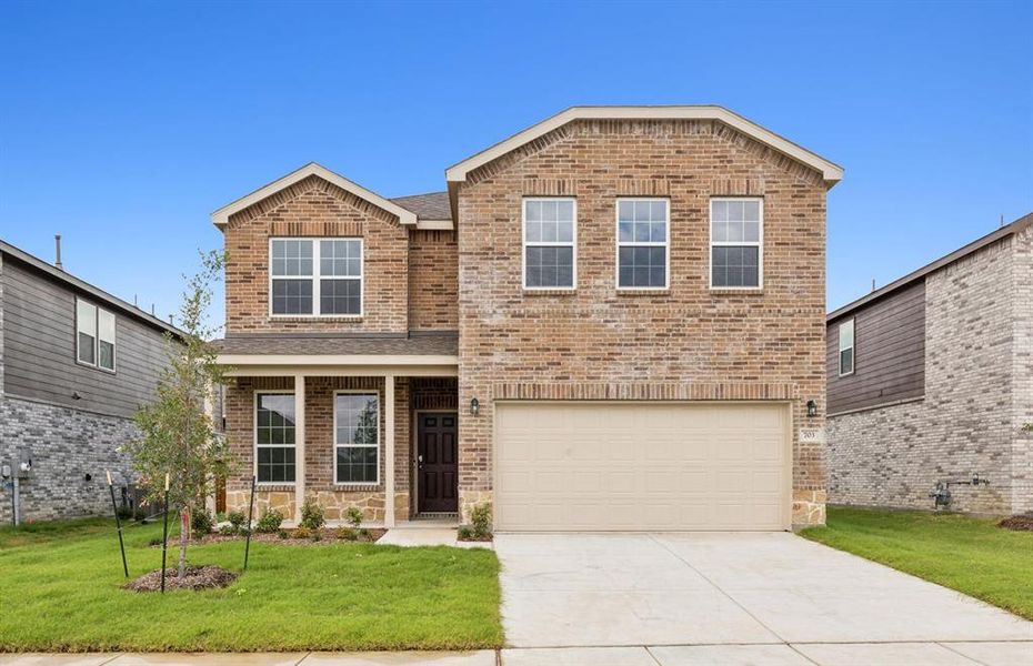 NEW CONSTRUCTION: Beautiful two-story home available at Whitewing Trails.