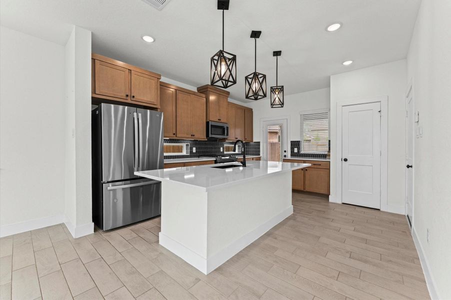 Furnished interior view inside a new home in , Katy (Image 9).