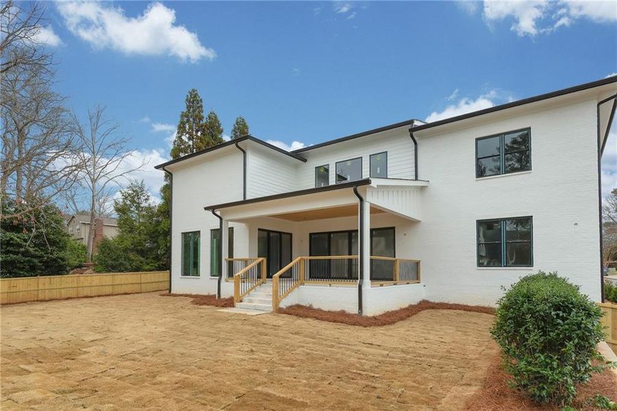 Exterior details and patio area of a home in , Marietta (Image 8).