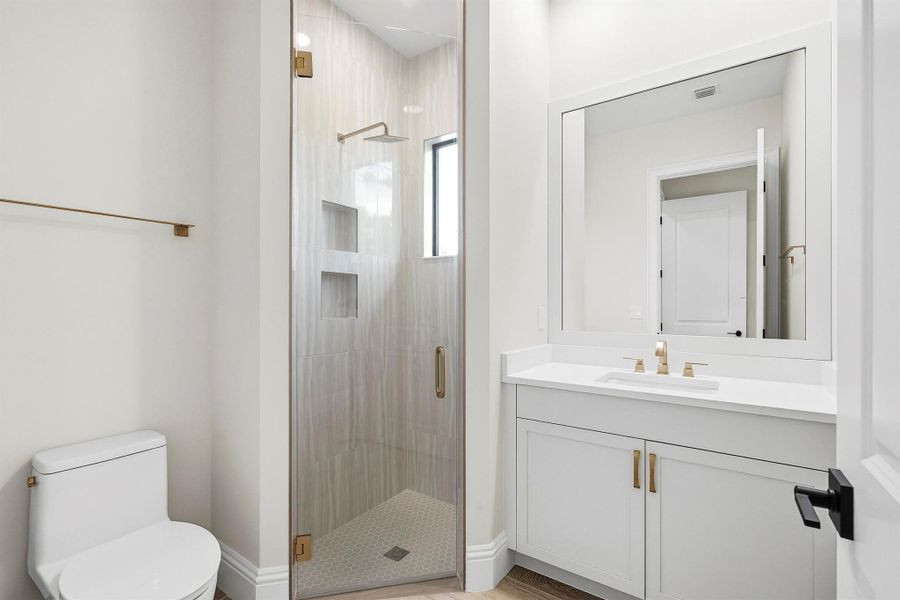 Furnished interior view inside a new home in Seaglass, Wabasso Beach (Image 16).