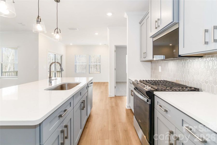 Furnished interior view inside a new home in , York (Image 11).