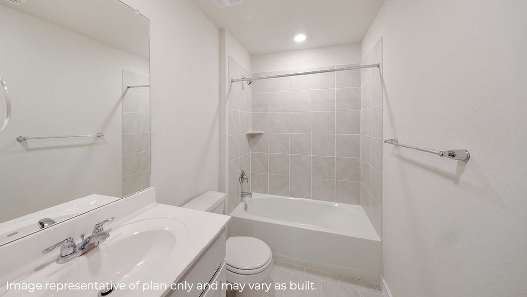 Furnished interior view inside a new home in Tamarron, Fulshear (Image 5).