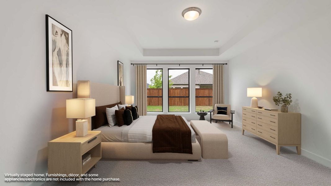 Furnished interior view inside a new home in Cambridge Crossing, Celina (Image 7).