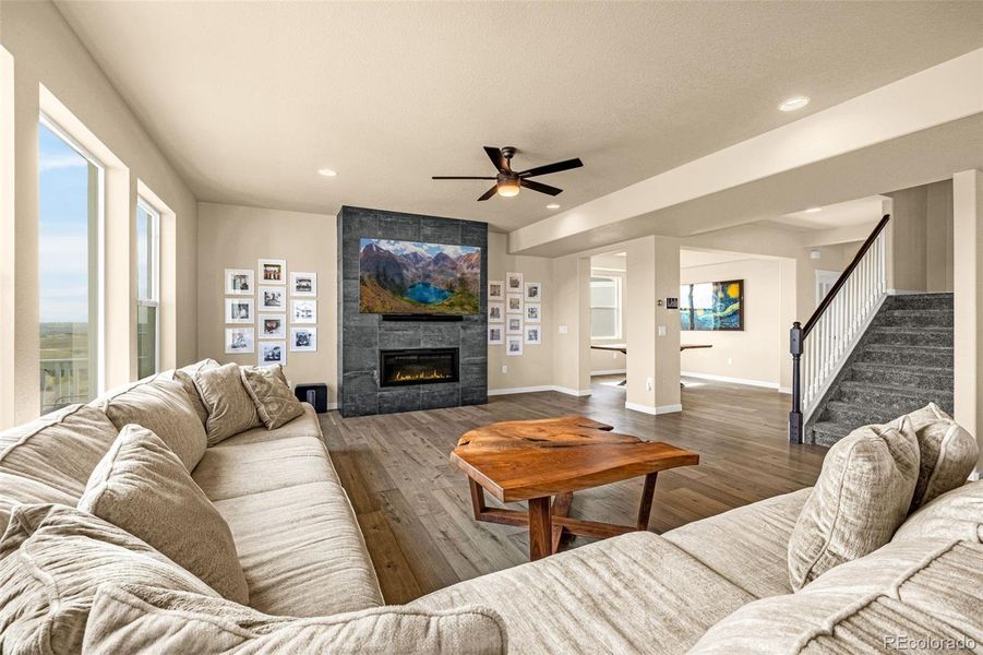 Furnished interior view inside a new home in , Colorado Springs (Image 5). Furnished interior view inside a new home in , Colorado Springs (Image 5).