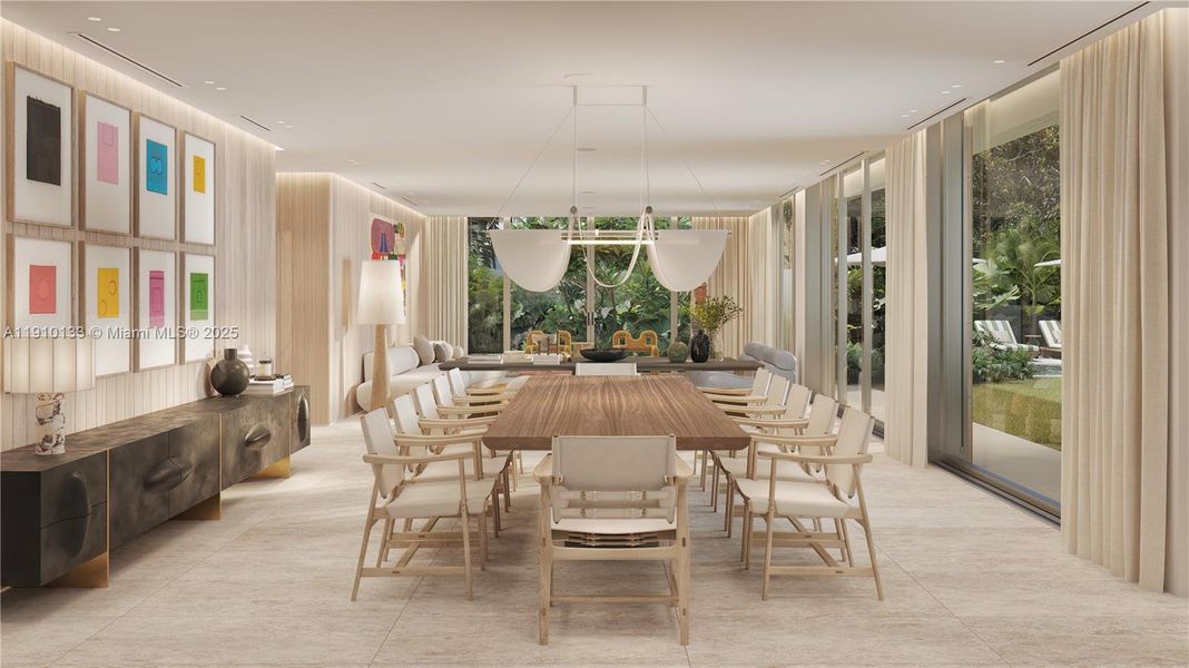 Furnished interior view inside a new home in , Miami (Image 6). Furnished interior view inside a new home in , Miami (Image 6).