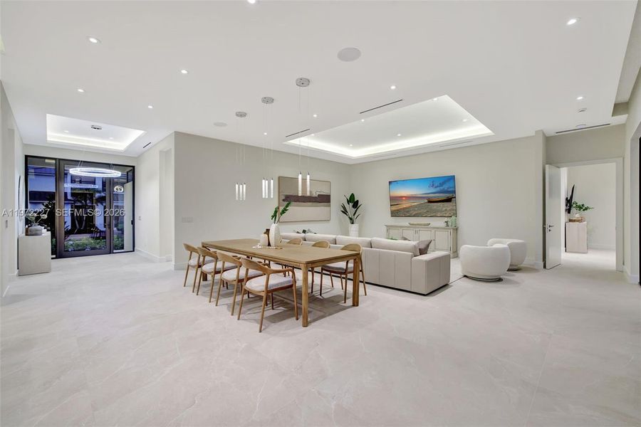 Furnished interior view inside a new home in , Fort Lauderdale (Image 14).