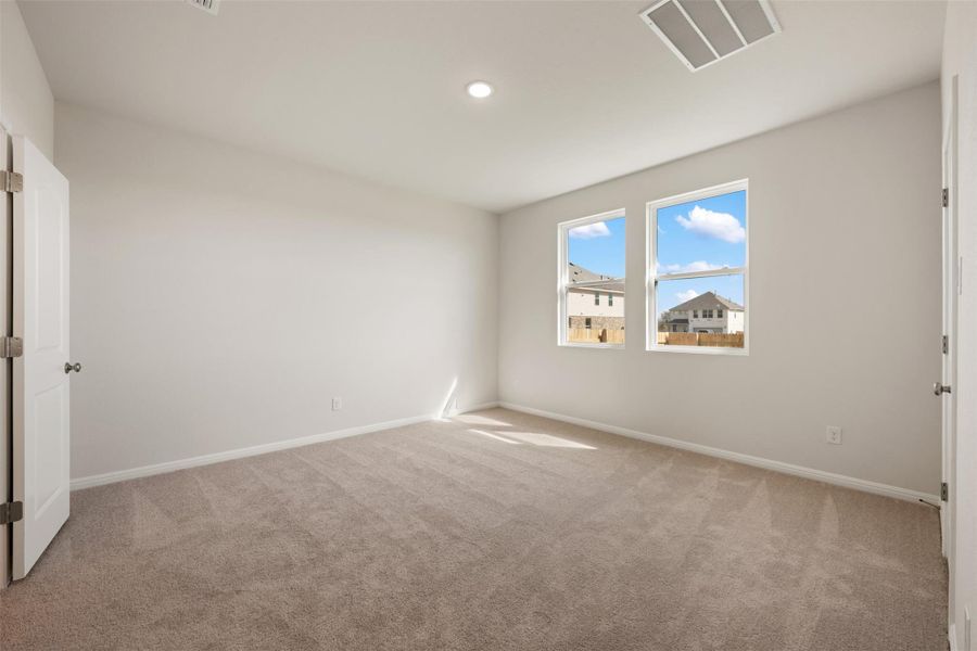 Spacious, unfurnished interior of a new home in Patterson Ranch, Georgetown (Image 29). Spacious, unfurnished interior of a new home in Patterson Ranch, Georgetown (Image 29).