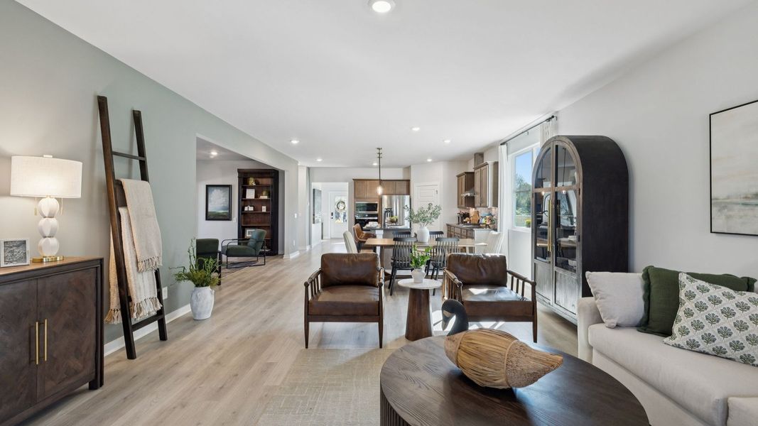 Representative furnished interior of a home built from the FAYETTE A by D.R. Horton in Harvest Point, Spring Hill (Image 10). Representative furnished interior of a home built from the FAYETTE A by D.R. Horton in Harvest Point, Spring Hill (Image 10).