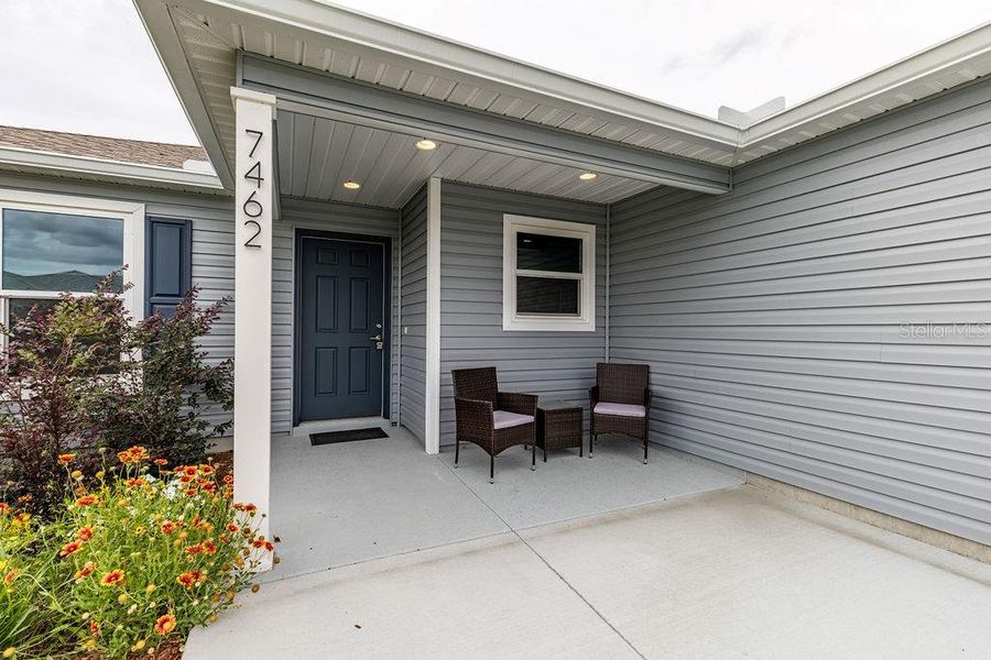 Exterior details and patio area of a home in , The Villages (Image 21).