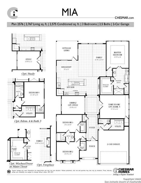 2D floor plan layout of this home in Meyer Ranch, New Braunfels, TX (Image 4). 2D floor plan layout of this home in Meyer Ranch, New Braunfels, TX (Image 4).