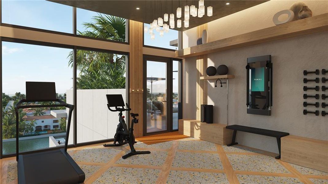 Community amenities in AIRE Bay Harbor, Bay Harbor Islands (Image 16).