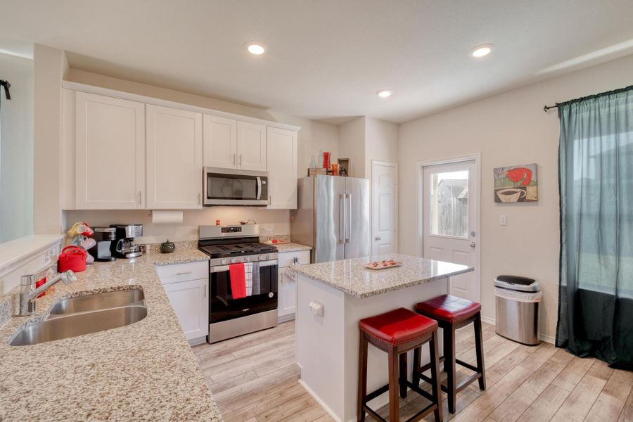 Furnished interior view inside a new home in , Buda (Image 18). Furnished interior view inside a new home in , Buda (Image 18).