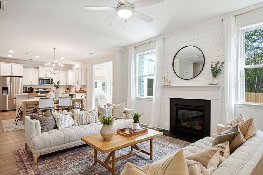 Furnished interior view inside a new home in High Point at Foxbank, Moncks Corner (Image 7).