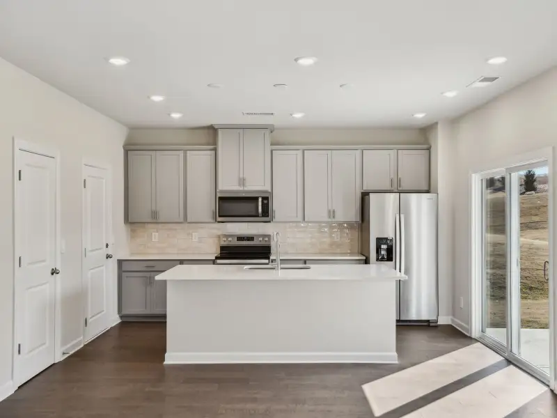 Furnished interior view inside a new home in Seattle Crossing, Shelby (Image 4). Furnished interior view inside a new home in Seattle Crossing, Shelby (Image 4).