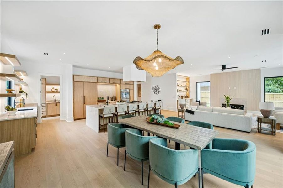 Furnished interior view inside a new home in , Brookhaven (Image 58).