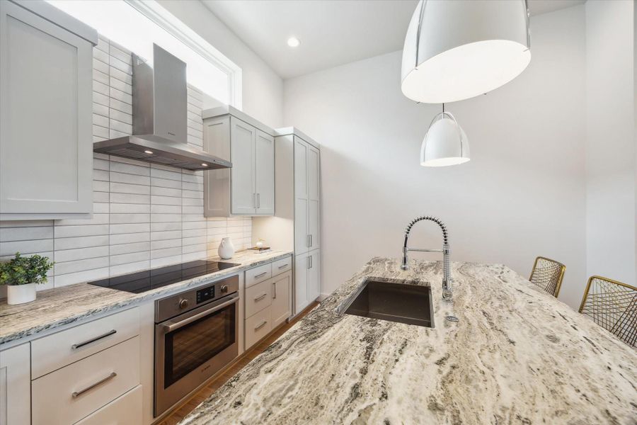 Furnished interior view inside a new home in Point East, Houston (Image 14).