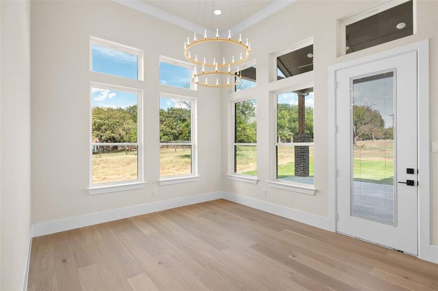 Spacious, unfurnished interior of a new home in Pecan Plantation, Granbury (Image 23). Spacious, unfurnished interior of a new home in Pecan Plantation, Granbury (Image 23).