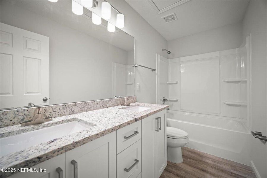 Furnished interior view inside a new home in , Jacksonville (Image 7). Furnished interior view inside a new home in , Jacksonville (Image 7).