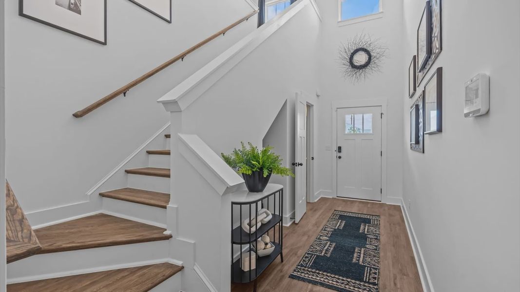 Furnished interior view inside a new home in Village at Midway, Anderson (Image 18).