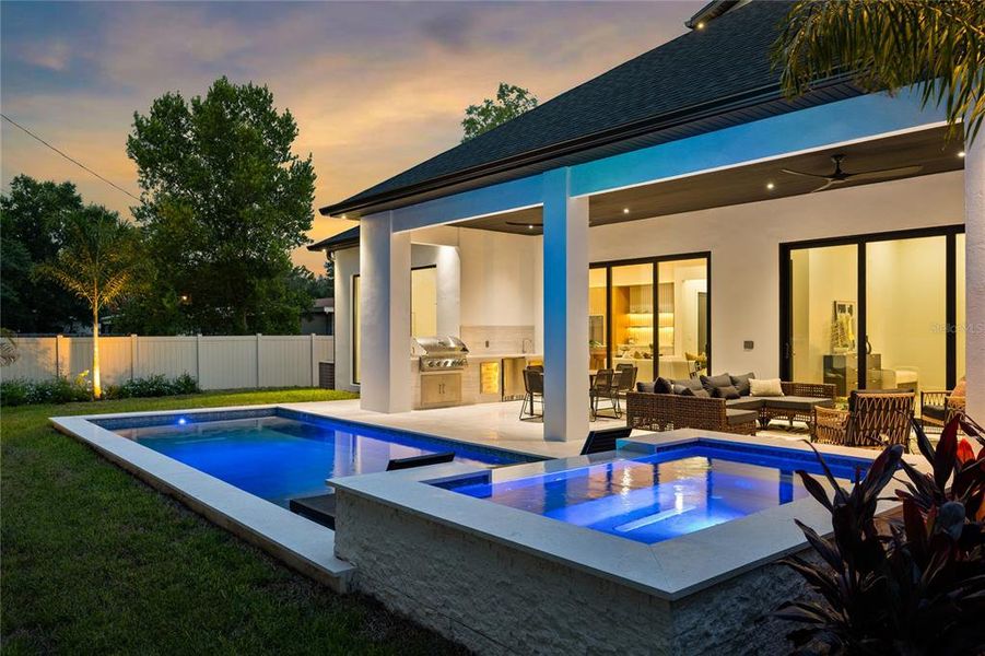 Exterior details and patio area of a home in , Winter Park (Image 33). Exterior details and patio area of a home in , Winter Park (Image 33).