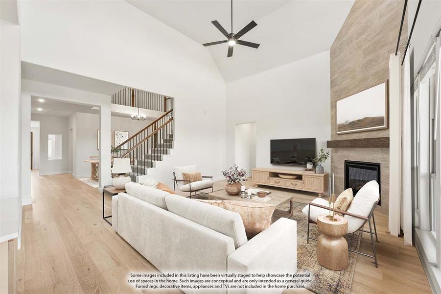 Furnished interior view inside a new home in Glenwood Meadows, Argyle (Image 6).