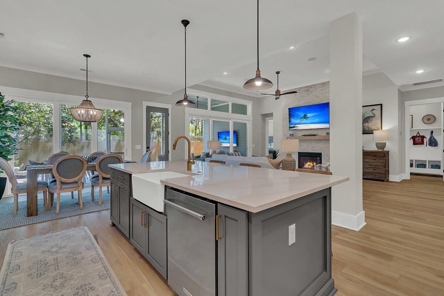 Furnished interior view inside a new home in Hidden Ponds Reserve, Awendaw (Image 10). Furnished interior view inside a new home in Hidden Ponds Reserve, Awendaw (Image 10).