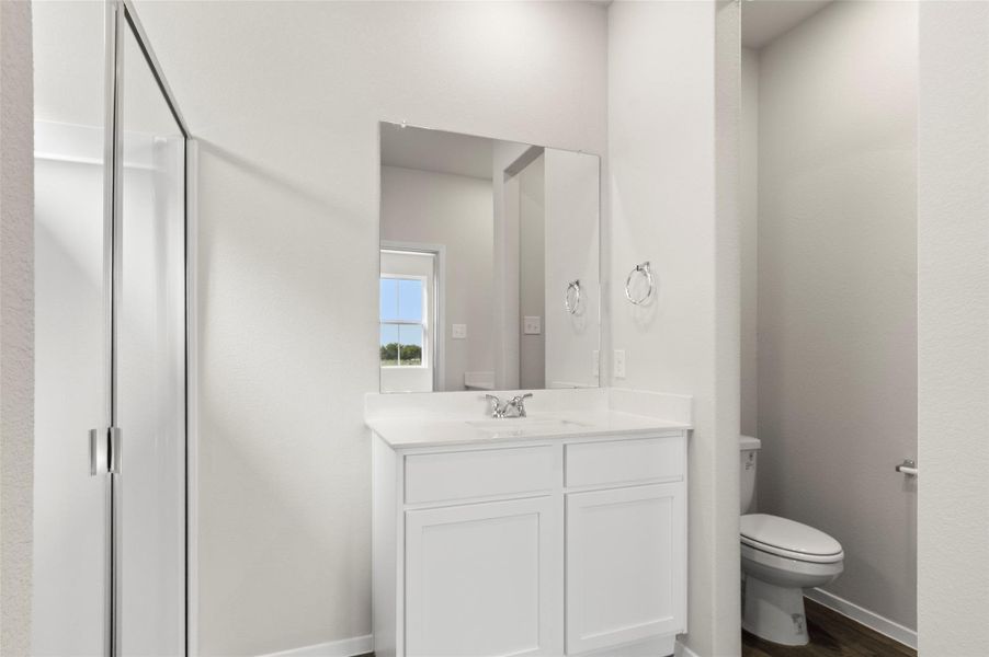 Furnished interior view inside a new home in Casetta Ranch, Kyle (Image 9). Furnished interior view inside a new home in Casetta Ranch, Kyle (Image 9).