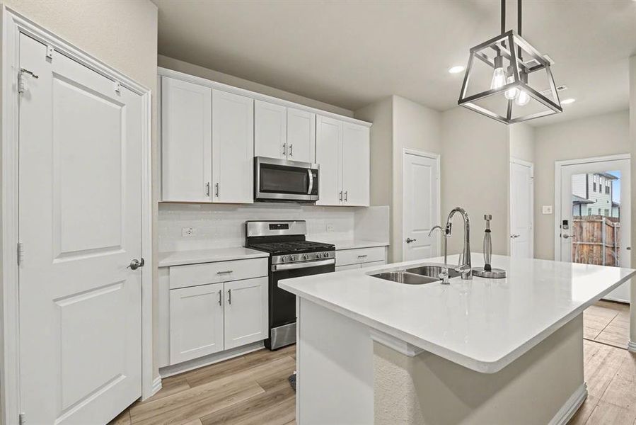 Furnished interior view inside a new home in Palmilla Springs - Classic Series, Fort Worth (Image 9).