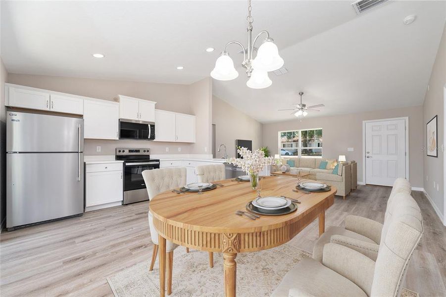 Furnished interior view inside a new home in , Summerfield (Image 7).