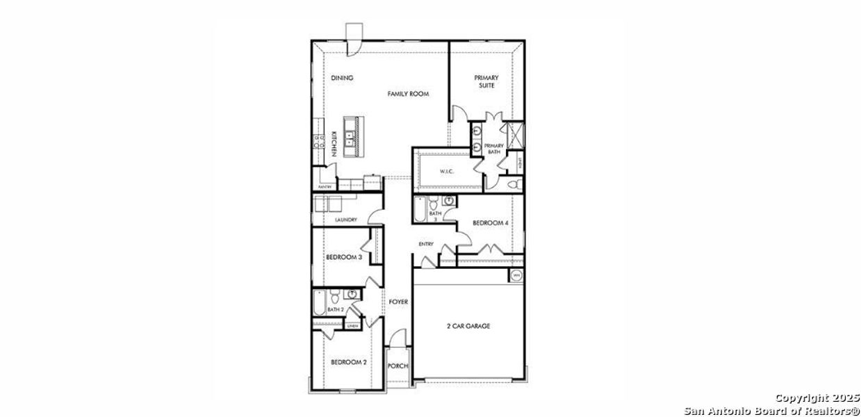 2D floor plan layout of this home in , Cibolo, TX (Image 5).