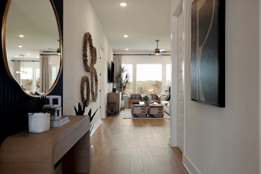 Furnished interior view inside a new home in Lagos Reserve, Manor (Image 7).