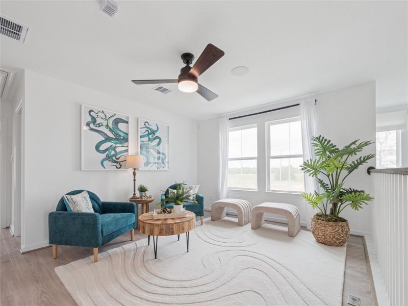 Flexible loft upstairs (*Photo not of actual home and used for illustration purposes only.)