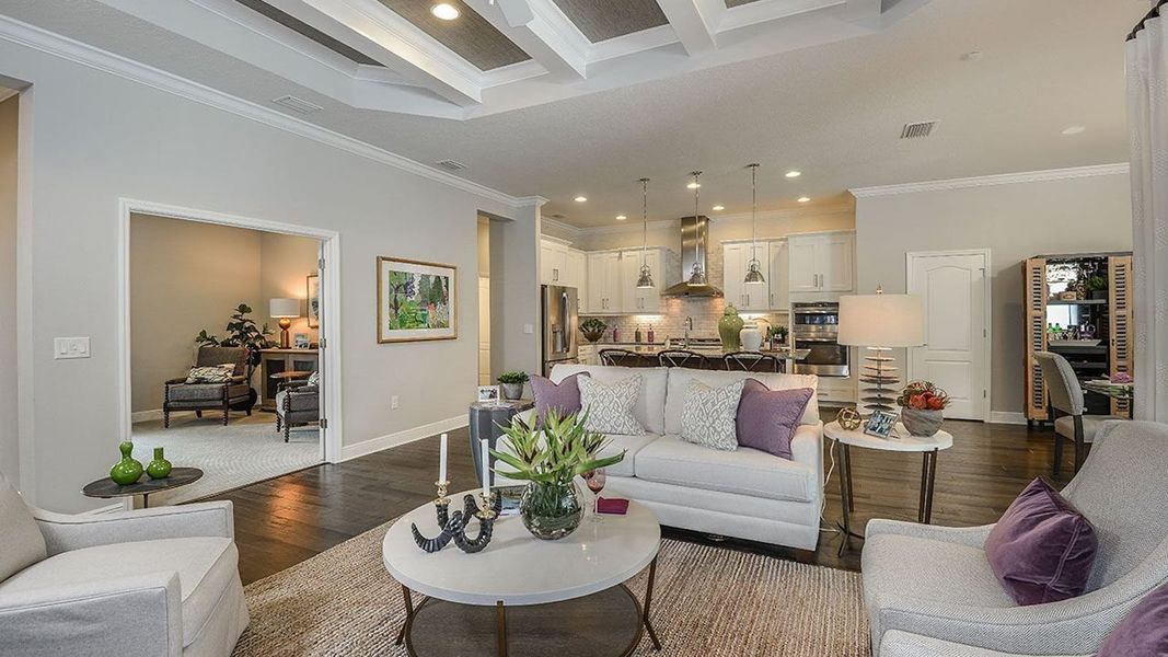 Representative furnished interior of a home built from the Captiva by Neal Communities in Grand Palm Real Estate and Homes for Sale in Venice, FL - Neal Communities, Venice (Image 5).