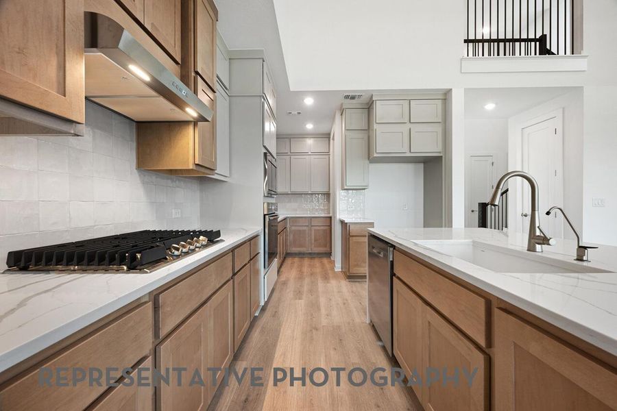 Furnished interior view inside a new home in Goodnight Ranch, Austin (Image 12).