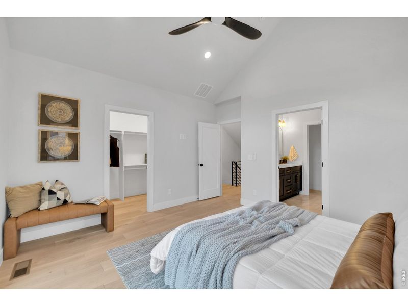 Furnished interior view inside a new home in , Denver (Image 44).
