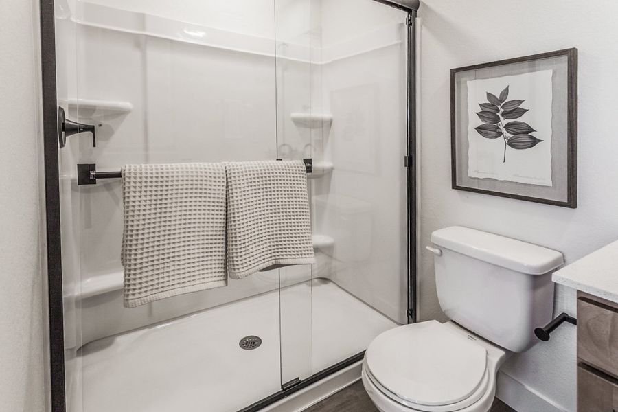 Representative furnished interior of a home built from the Magnolia by Hartford Homes in Prairie Song, Windsor (Image 29).