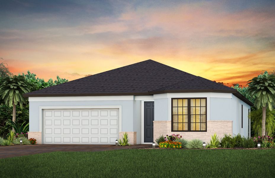 Exterior FM2 with optional stone