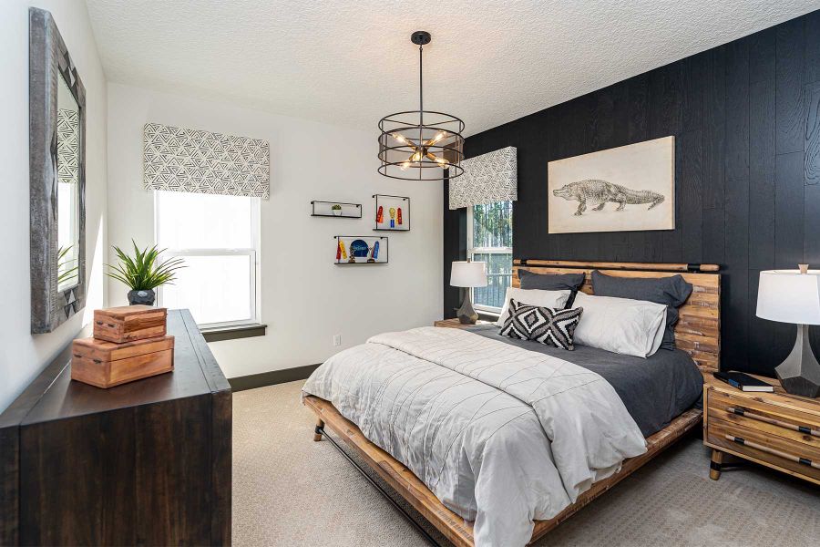 Representative furnished interior of a home built from the Harper - Hidden Creek by MasterCraft Builder Group in SilverLeaf, St. Augustine (Image 16).