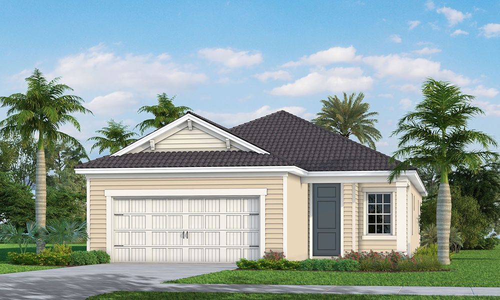Representative exterior photo of a completed home built from the Dream 2 by Neal Communities in Grand Park, Sarasota, FL (Image 15).