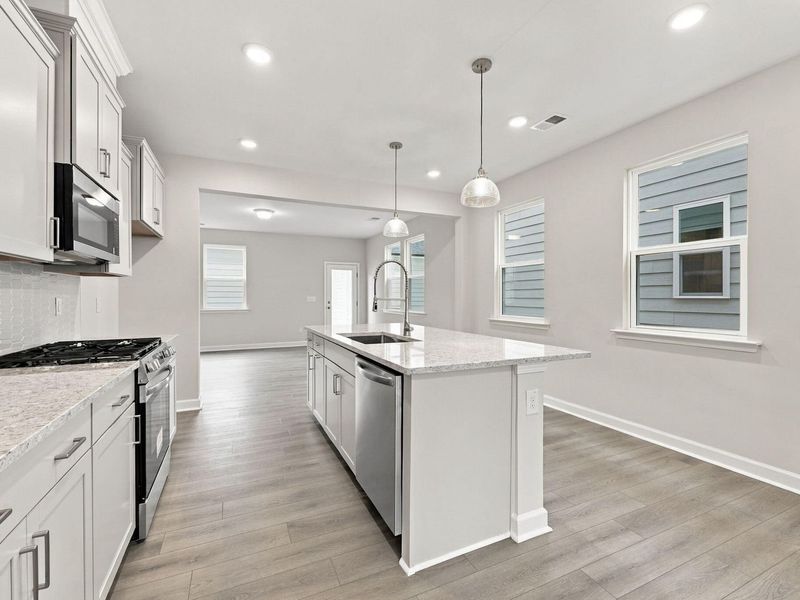 Furnished interior view inside a new home in Forestville Yard, Knightdale (Image 9).