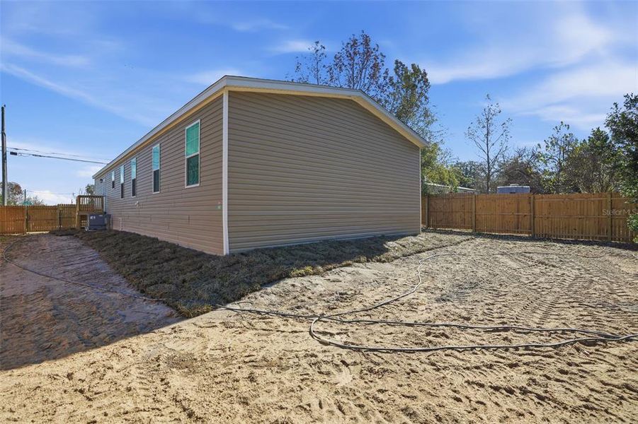 Exterior details and patio area of a home in , Brooksville (Image 23).
