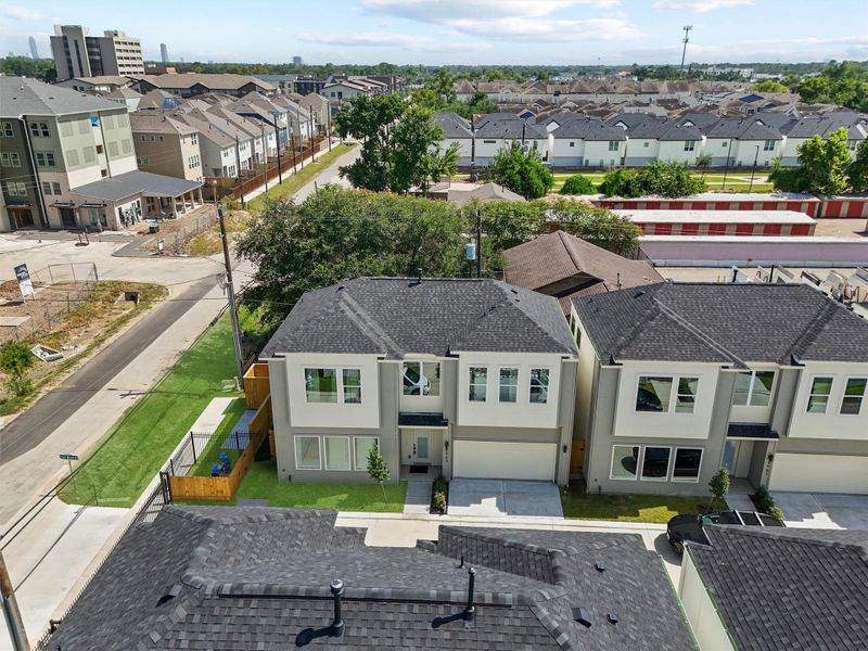 Front exterior of a new home in , Houston, TX, highlighting curb appeal (Image 2). Front exterior of a new home in , Houston, TX, highlighting curb appeal (Image 2).