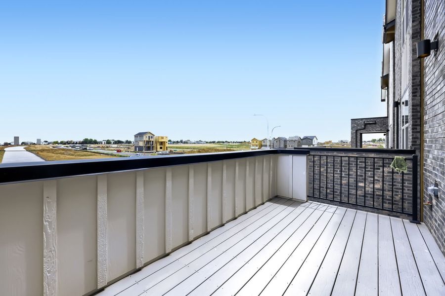 Exterior details and patio area of a home in Uplands, Westminster (Image 3).