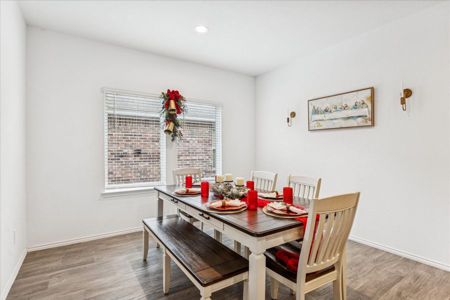 Furnished interior view inside a new home in Enclave at Dobbin, Magnolia (Image 10).
