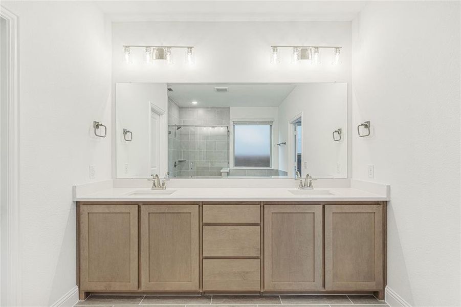 Furnished interior view inside a new home in Country Lakes Classic 60, Argyle (Image 6).