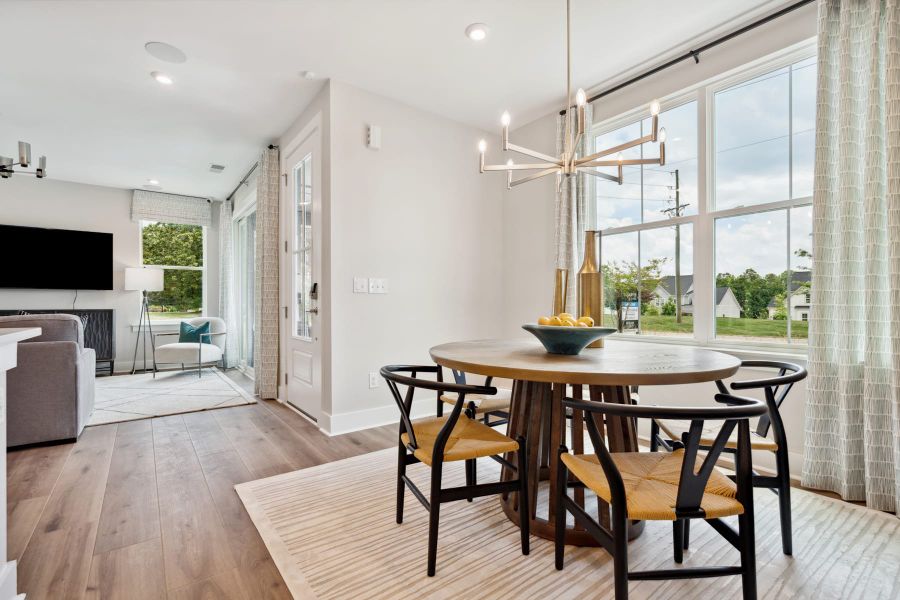 Representative furnished interior of a home built from the Stowe by Tri Pointe Homes in Seven Oaks, Belmont (Image 10).