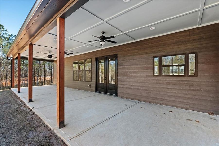 Exterior details and patio area of a home in , Bremen (Image 4). Exterior details and patio area of a home in , Bremen (Image 4).